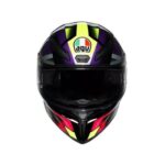 CASCO INTEGRALE MOTO AGV K1 K1-S FASTLAP BLACK/PURPLE/PINK E2206 SPORT - immagine 4