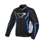 GIACCA MOTO MACNA UOMO ESTIVA TRAFORATA TRASPIRANTE BLACK WHITE BLUE GRISCO