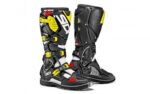 STIVALI BOOTS SNODO MOTO CROSS ENDURO SIDI CROSSFIRE 3 NERO/BIANCO/GIALLO FLUO - immagine 2
