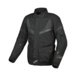 GIACCA MOTO UOMO MACNA RANCHER IMPERMEABILE BLACK GREY INTERNO REMOVIBILE