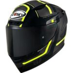 Casco Integrale Moto Suomy TRACK-1 NINETY SEVEN MATT GUNMETAL YELLOW OPACO