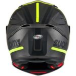 Casco Integrale Moto Suomy TRACK-1 NINETY SEVEN MATT GUNMETAL YELLOW OPACO - immagine 5