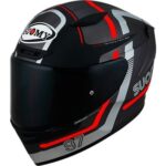 Casco Integrale Moto Suomy TRACK-1 NINETY SEVEN MATT GUNMETAL RED GRIGIO OPACO