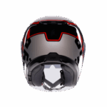 Casco Jet Moto AGV IRIDES VALENZA Grigio Nero Rosso Doppia Visiera Parasole - immagine 5