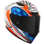 CASCO INTEGRALE MOTO SUOMY TRACK - 1 REPLICA TROY BAYLISS 2002 ECE 22.06. SPORT - immagine 4
