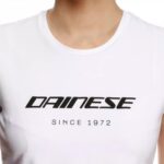 T-SHIRT DAINESE ESSENCE WORDMARK DONNA BIANCA GIROCOLLO ESTIVA MANICHE CORTE - immagine 5