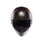 CASCO MOTO INTEGRALE AGV K1 S E2206 SLING NERO ROSSO OPACO MATT BLACK RED - immagine 8