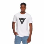T - SHIRT DAINESE HYPER SPEED DEMON BIANCO WHITE MANICHE CORTE COTONE ESTATE - immagine 3