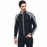 GIACCA MOTO DAINESE SEVILLA AIR TEX ESTIVA TESSUTO UOMO BLACK CHARCOAL GREY - immagine 3