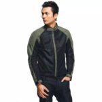 GIACCA MOTO DAINESE SEVILLA AIR TEX ESTIVA TESSUTO UOMO BLACK GRAPE LEAF VENTED - immagine 5