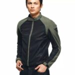 GIACCA MOTO DAINESE SEVILLA AIR TEX ESTIVA TESSUTO UOMO BLACK GRAPE LEAF VENTED - immagine 6