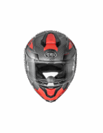 Casco Integrale Moto PREMIER HYPER CARBON TK 2 ECE 22.06 NERO GRIGIO ROSSO - immagine 2