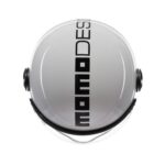 CASCO MOTO JET MOMO DESIGN FGTR CLASSIC E2206 BIANCO LUCIDO / NERO - immagine 13