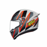 Casco Integrale Moto AGV K1 K1-S BLIPPER Grey/Red Helmet ECE 22.06 - immagine 4