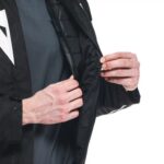 GIACCA MOTO UOMO DAINESE AVRO 5 JACKET TEX MAN BLACK SPORT TOURING NERO BIANCO - immagine 6