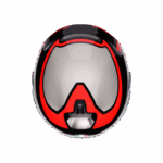 Casco Jet Moto AGV IRIDES VALENZA Grigio Nero Rosso Doppia Visiera Parasole - immagine 13