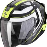 CASCO JET MOTO SCORPION EXO 230 PUL NERO GIALLO NEON URBAN CITY SCOOTER
