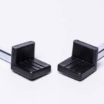 COPPIA ATTACCHI POSTERIORI A L BASCULANTI GOMMA BASTEF CAVALLETTO ALZAMOTO AL03