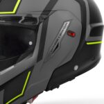 CASCO MODULARE AIROH MATHISSE II GENIUS YELLOW MATT BACKFLIP 180° OPACO - immagine 5