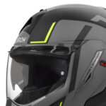 CASCO MODULARE AIROH MATHISSE II GENIUS YELLOW MATT BACKFLIP 180° OPACO - immagine 7