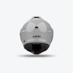 CASCO MODULARE AIROH MATHISSE II COLOR CEMENT GREY GLOSS BACKFLIP 180° LUCIDO - immagine 3