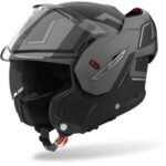 CASCO MODULARE AIROH MATHISSE II GENIUS GREY MATT BACKFLIP 180° OPACO - immagine 2