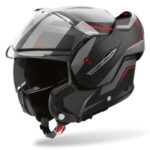 CASCO MODULARE AIROH MATHISSE II MAGNET MATT BACKFLIP 180° OPACO - immagine 3