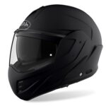CASCO MODULARE AIROH MATHISSE BLACK MATT NERO OPACO BACKFLIP 180°