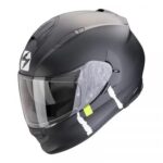 CASCO INTEGRALE MOTO SCORPION EXO 491 CODE NERO ARGENTO OPACO SPORT