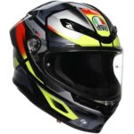 CASCO INTEGRALE MOTO AGV K6 K6 S MPLK ERAZER BLACK/RED/YELLOW SPORT