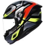 CASCO INTEGRALE MOTO AGV K6 K6 S MPLK ERAZER BLACK/RED/YELLOW SPORT - immagine 4