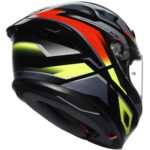 CASCO INTEGRALE MOTO AGV K6 K6 S MPLK ERAZER BLACK/RED/YELLOW SPORT - immagine 6