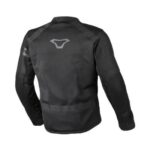 GIACCA MOTO MACNA TORIDO TESSUTO PROTEZIONI ESTIVA VENTILATA ZAINO NERO - immagine 2