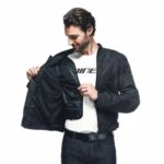 GIACCA MOTO UOMO DAINESE AVRO 5 JACKET  TEX MAN BLACK/BLACK/BLACK SPORT TOURING - immagine 7