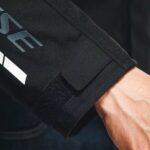 GIACCA IMPERMEABILE JACKET MOTO DAINESE VELOCE D-DRY BLACK WHITE GREY - immagine 6