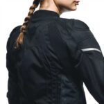 GIACCA MOTO DONNA DAINESE AVRO 5 JACKET  TEX LADY BLACK SPORT TOURING - immagine 5