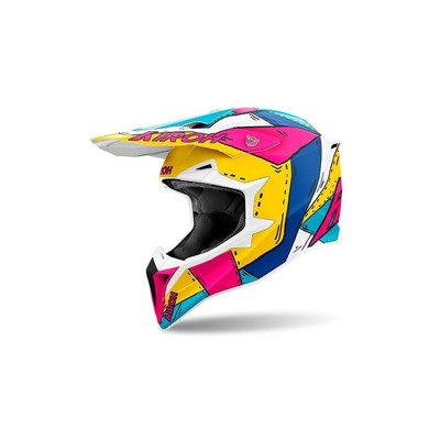 CASCO MOTO OFF ROAD ENDURO MOTOCROSS MOTARD AIROH WRAAAP PAINT MATT