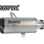 TERMINALE SCARICO AKRAPOVIC ITALJET DRAGSTER 125/200 TITANIO OMOLOGATO 2021/2025