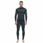 DAINESE MAGLIA INTIMA TECNICA MOTO THERMO DRY LS Dryarn® TRASPIRANTE NERO/BLU - immagine 3