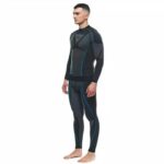 DAINESE MAGLIA INTIMA TECNICA MOTO THERMO DRY LS Dryarn® TRASPIRANTE NERO/BLU - immagine 4