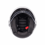 CASCO MOTO JET AGV ETERES HISTORY MATT BLACK WHITE RED ROSSO BIANCO NERO - immagine 8