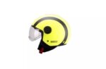 CASCO DEMI JET SPARCO SP 601 GIALLO FLUO NERO SCOOTER MOTO STRADA CITY