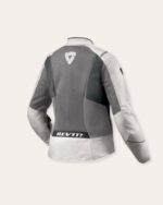 GIACCA MOTO ESTIVA REV'IT DONNA AIRWAVE 4 LADIES ARGENTO ANTRACITE REVIT - immagine 2
