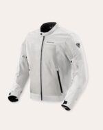 GIACCA MOTO JACKET TRAFORATA ESTIVA REVIT REV'IT ECLIPSE 2 ARGENTO SILVER