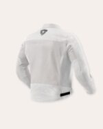 GIACCA MOTO JACKET TRAFORATA ESTIVA REVIT REV'IT ECLIPSE 2 ARGENTO SILVER - immagine 2