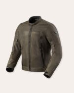 GIACCA MOTO TRAFORATA ESTIVA REVIT REV'IT ECLIPSE 2 VERDE OLIVA BLACK OLIVE
