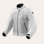 GIACCA MOTO DONNA REV'IT ECLIPSE 2 LADIES ESTIVA SILVER ARGENTO PROTEZIONI REVIT