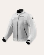 GIACCA MOTO DONNA REV'IT ECLIPSE 2 LADIES ESTIVA SILVER ARGENTO PROTEZIONI REVIT