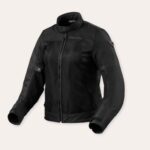GIACCA MOTO DONNA REV'IT ECLIPSE 2 LADIES ESTIVA NERO VENTILATA PROTEZIONI REVIT