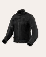 GIACCA MOTO DONNA REV'IT ECLIPSE 2 LADIES ESTIVA NERO VENTILATA PROTEZIONI REVIT